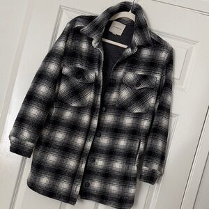 Thread & Supply Monochrome Plaid Jacket